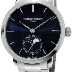 Frederique Constant Slimline Manufacture Moonphase Ladies FC-703N3S6B